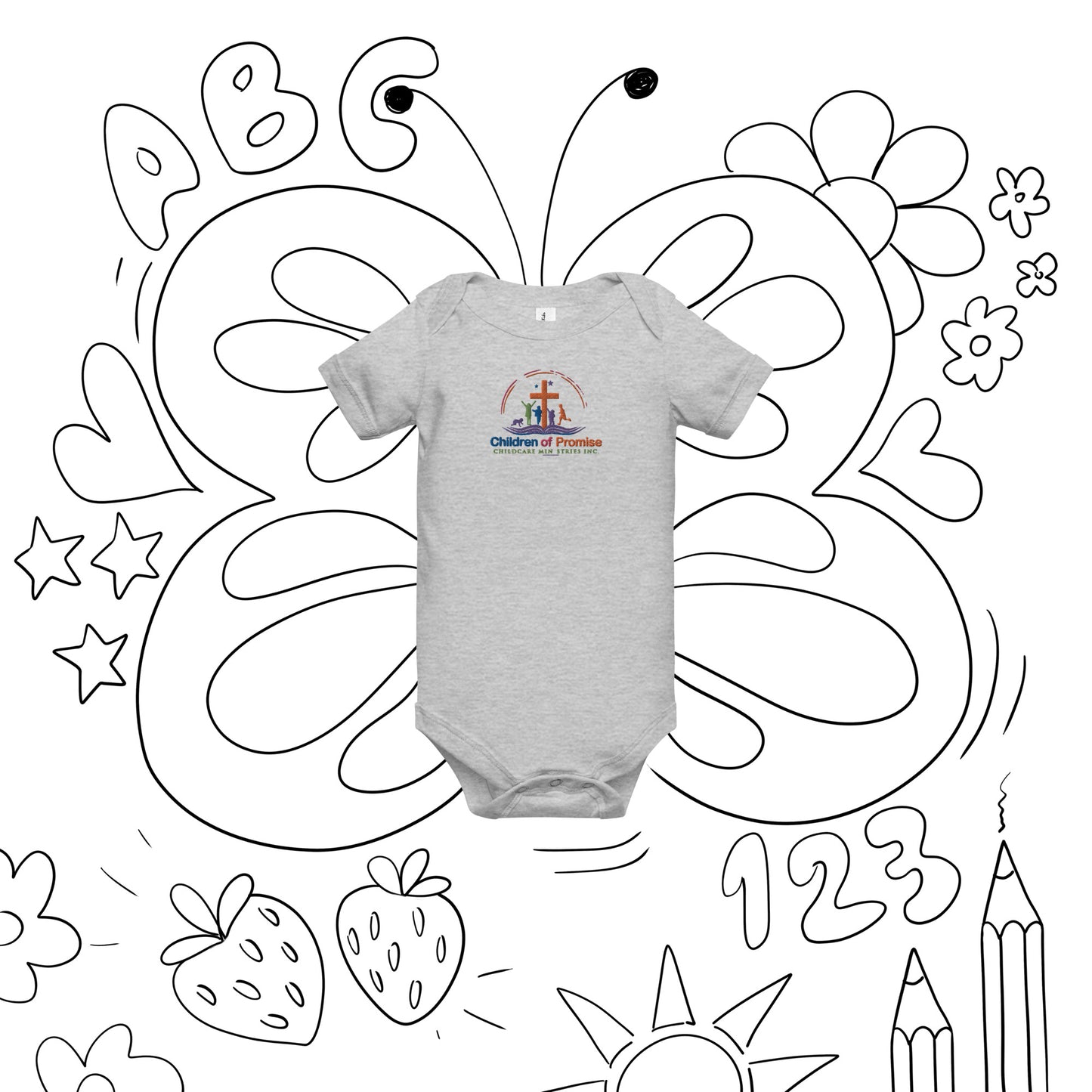 Baby short sleeve one piece